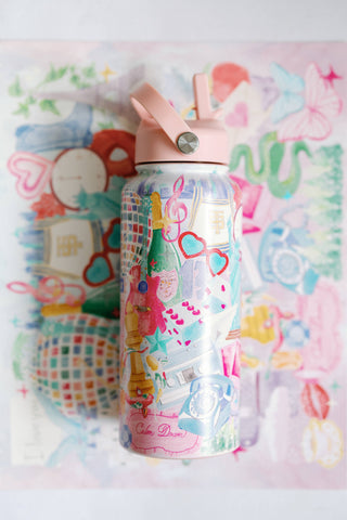 Gracefully Made Art | Taylor Swift Insulated Water Bottle