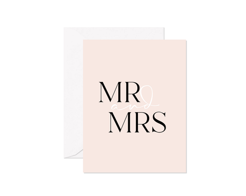 Mr. & Mrs. Greeting Card