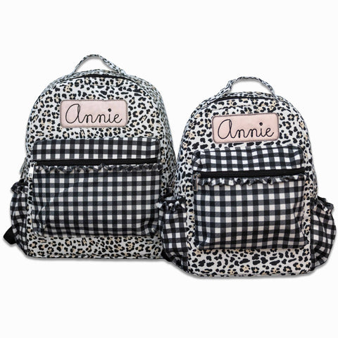 Girls Leopard Backpack