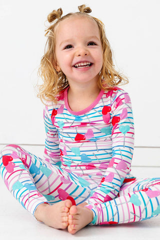 Lollipop Hearts Long Sleeve Jammies Set