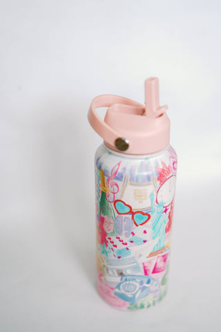 Gracefully Made Art | Taylor Swift Insulated Water Bottle