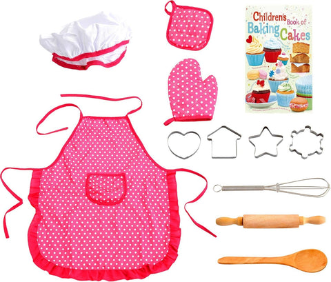 Kids Cooking & Baking Chef Dress Up Toy Set