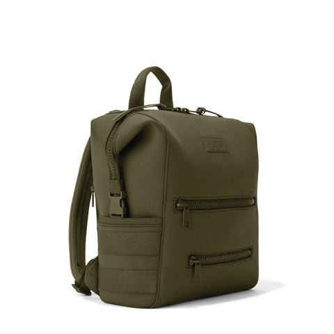 Indi Diaper Backpack in Dark Moss, Medium