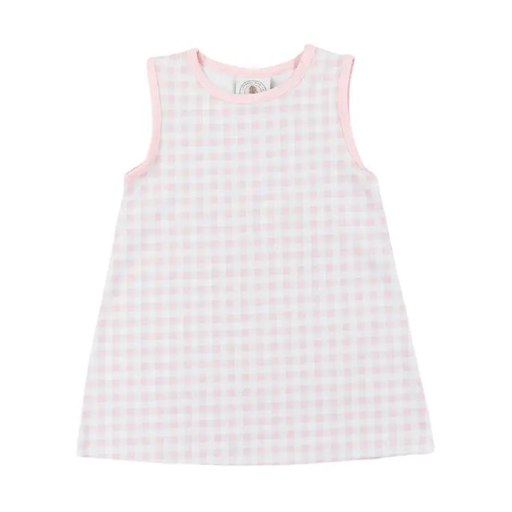Cypress Row | Classic Gingham Pink Play Dress