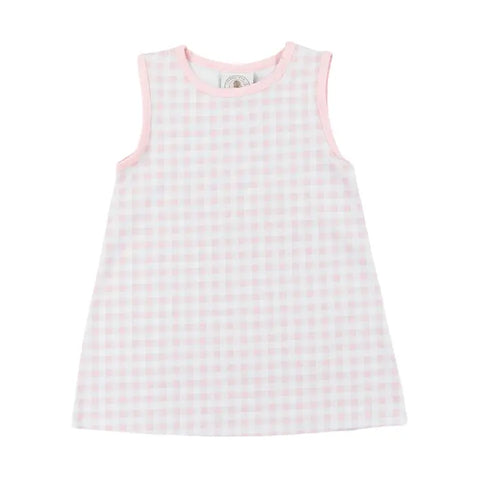 Cypress Row | Classic Gingham Pink Play Dress