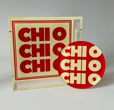 Chi Omega Small Tray