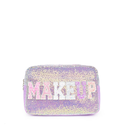 'Makeup' Glittered Sequin Pouch