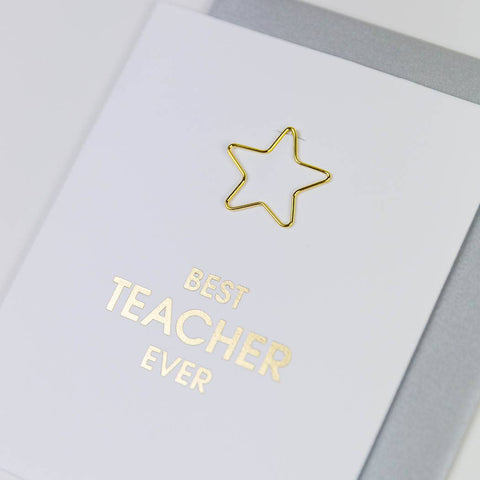 Best Teacher Ever Greeting Card