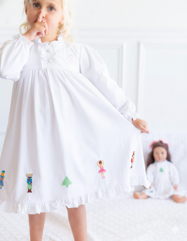SB | Nutcracker Embroidered Knit Dress