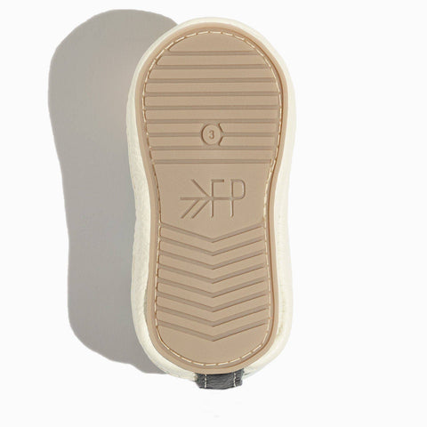Ebony Check Slip On Baby Shoe