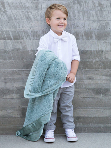 Little Giraffe | Chenille Baby Blanket