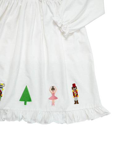 SB | Nutcracker Embroidered Knit Dress