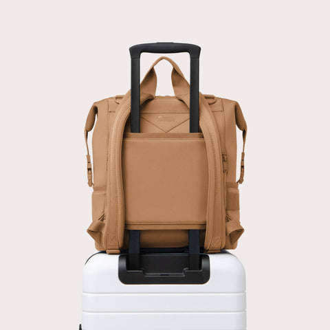Indi Diaper Backpack in Camel, Large
