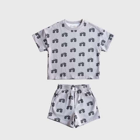 French Terry Short Set | Monster Truck