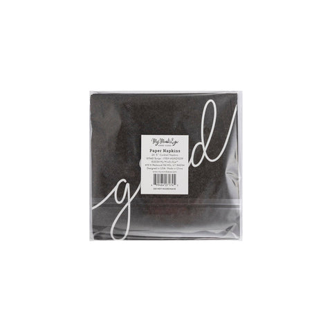 GRD1039 - Script Grad Paper Cocktail Napkin