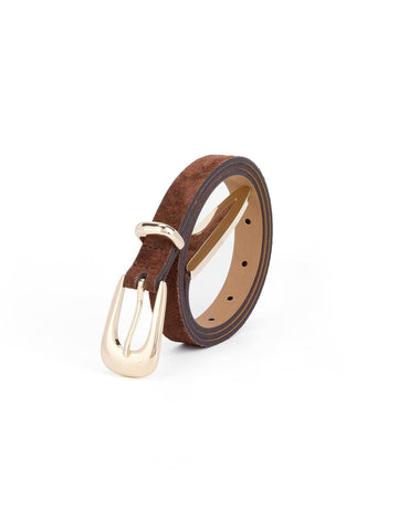 Modern Suede Saddle Belt