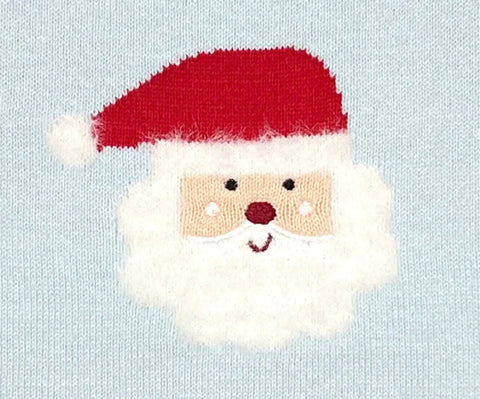 Fuzzy Knit Santa Sweater