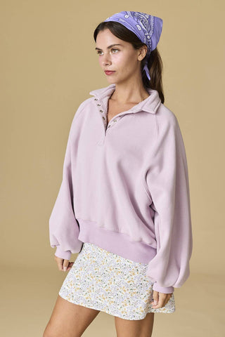 PT16060 - Piper Snap Button Collared Sweater