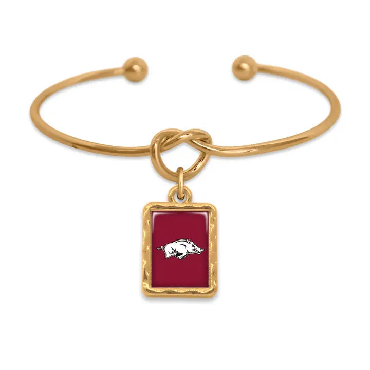 Arkansas Roazorbacks Gold Vivian Bracelet