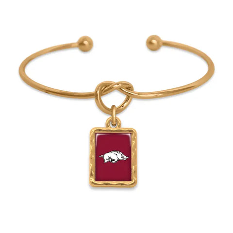 Arkansas Roazorbacks Gold Vivian Bracelet