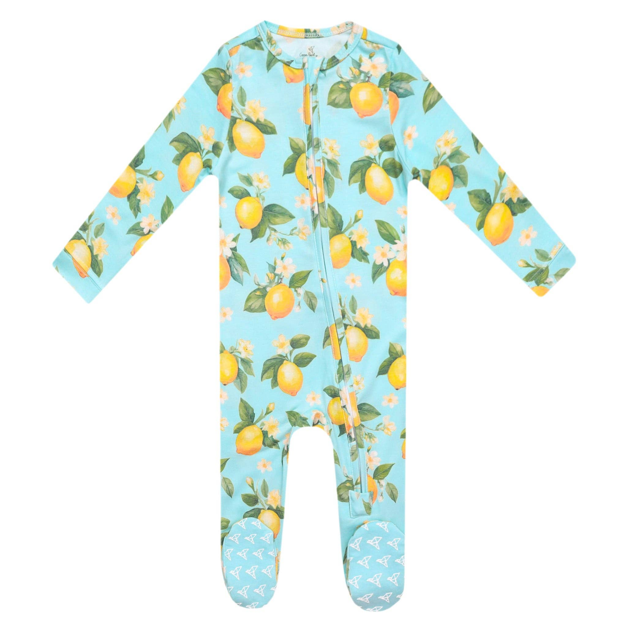 Copper Pearl | Zip-Up Footie Pajama