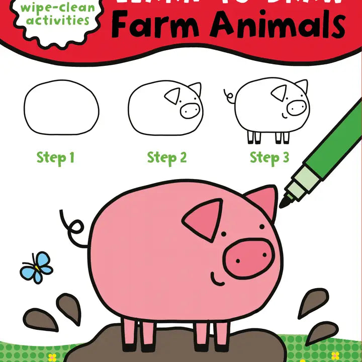 My First Learn to Draw: Farm Animals