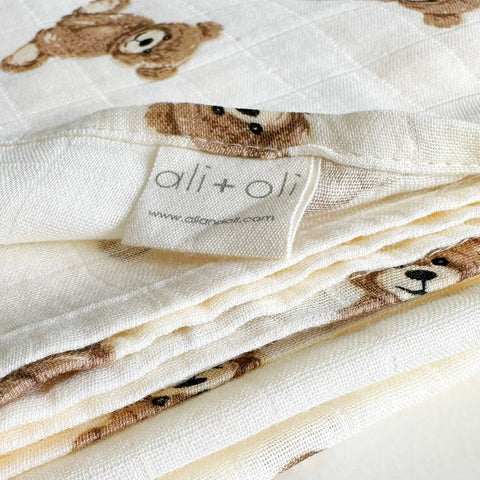 Bamboo Muslin Swaddle Baby Blanket