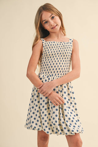 Tween Girls Smocked Bubble Dress