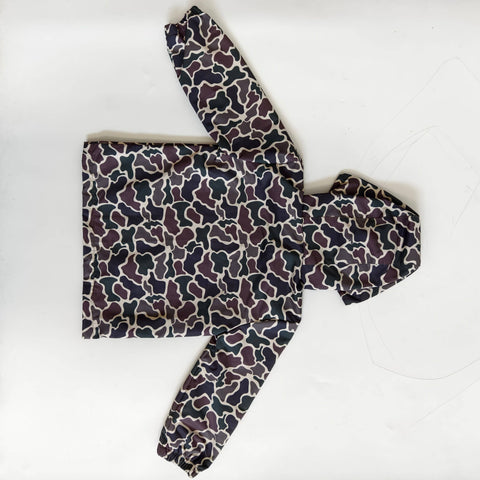 Retro Camo Rain Jacket