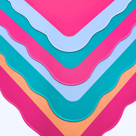 Mini Mahjong Mat |  Color Wave