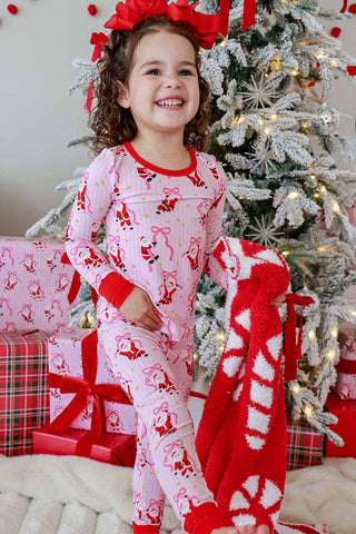 Christmas Bamboo Two-Piece Pajama Set | Jolly Ribbons