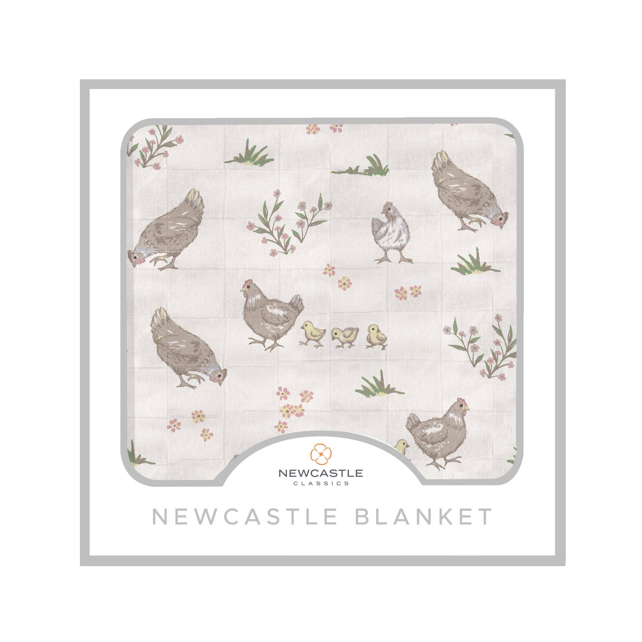 NC | Farm Chickens Newcastle Blanket