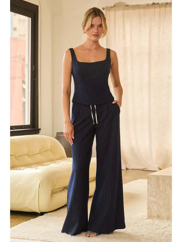 Stripe Relax Fit Trousers