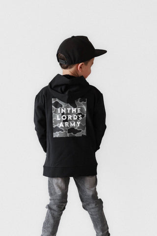 In the Lord's Army Kids Black Hoodie