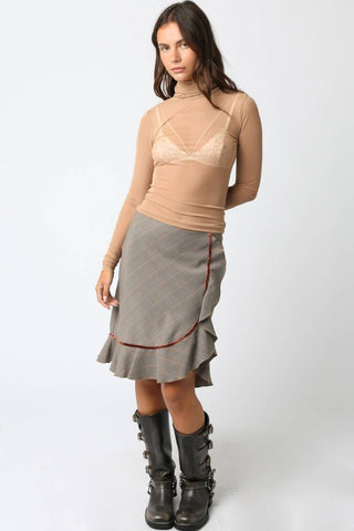 Olivaceous | Ivy Mesh Top