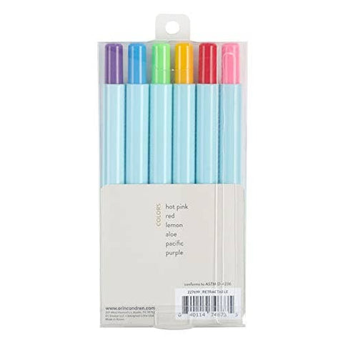 ECD | Colorful Retractable Dry Erase Marker Set