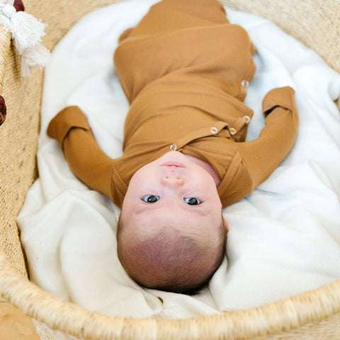 Copper Pearl | Newborn Knotted Gown