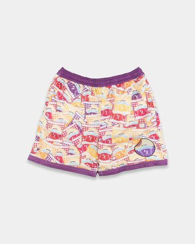 Snack Pack Heavyweight Youth Mesh Shorts - Baseballism x Uncrustables