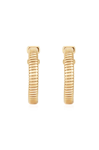 Your Essential Flex 18k Gold Plated Hoops