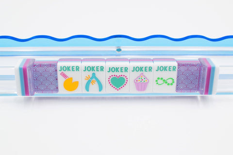 Crystal Confetti Purple | Mahjong with a Sprinkle of Color
