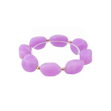 Lavender Beaded Bracelet