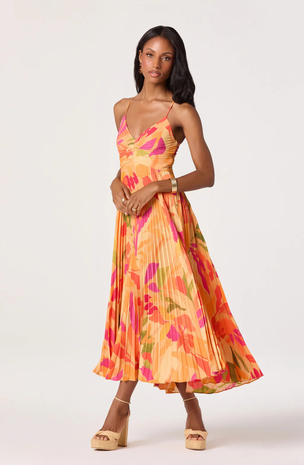 ASTR | Blythe Dress in Orange Floral
