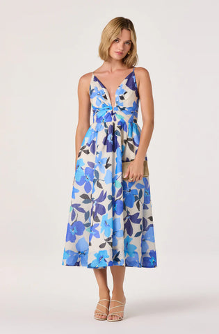 ASTR | Janna Dress in Blue Floral