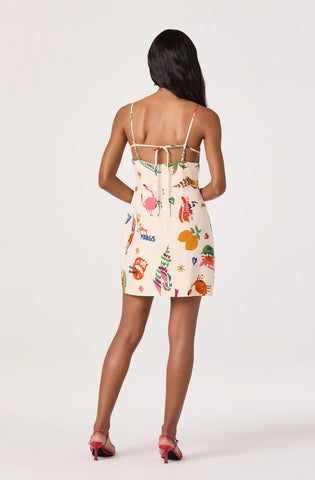 ASTR | Valencia Dress in Island Sketchbook
