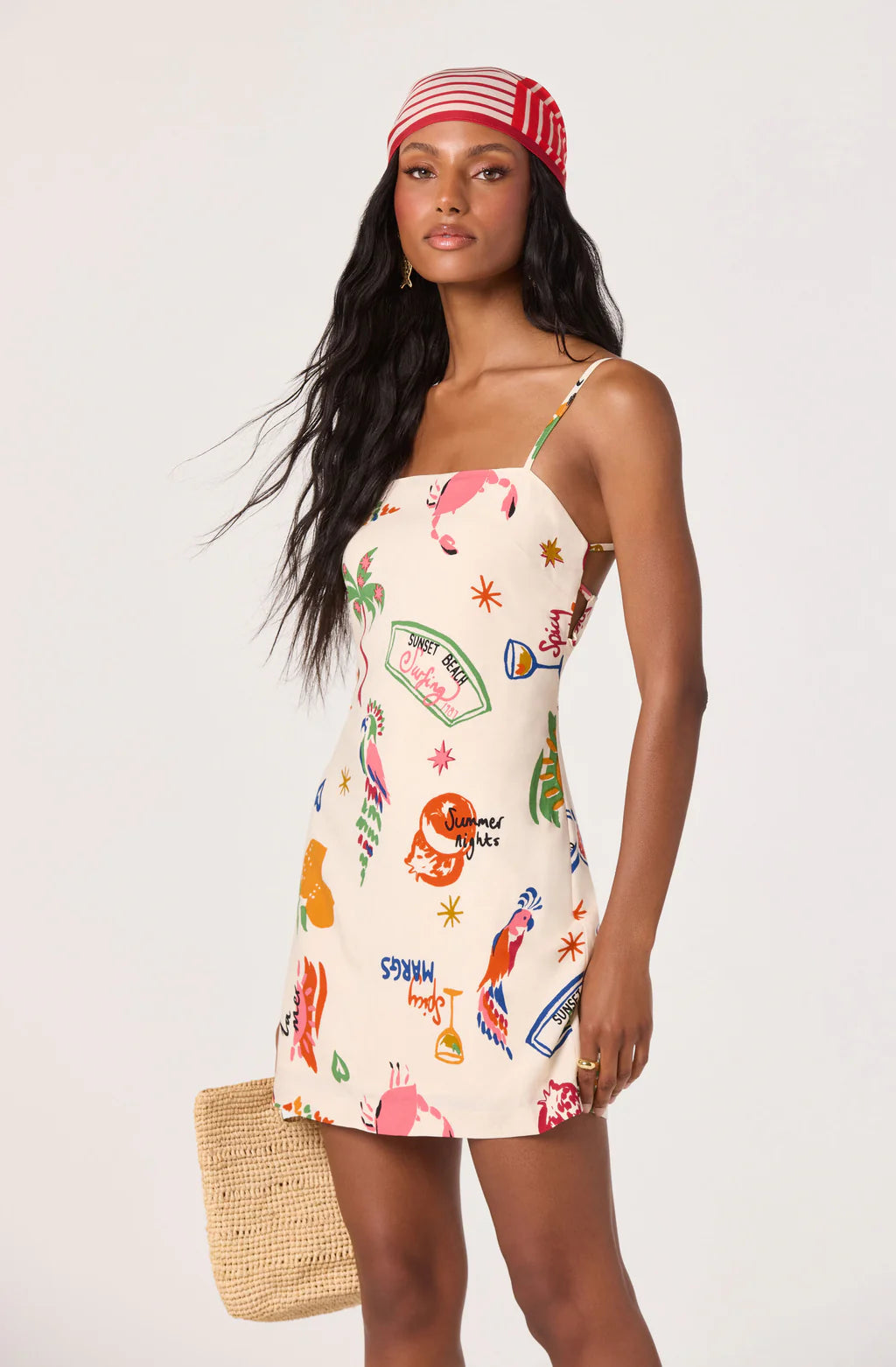 ASTR | Valencia Dress in Island Sketchbook