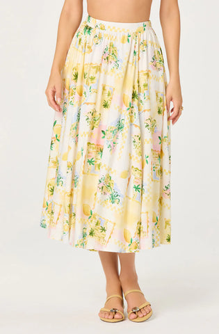 ASTR | Kaleigh Skirt in Lemon Paradise