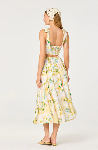 ASTR | Kaleigh Skirt in Lemon Paradise