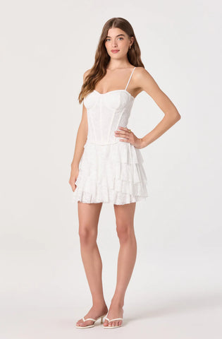 ASTR | Madeleine Skirt in White