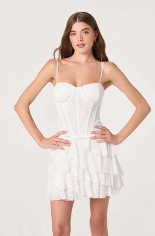 ASTR | Madeleine Skirt in White
