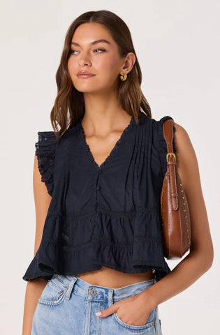 ASTR | Julie Top in Navy